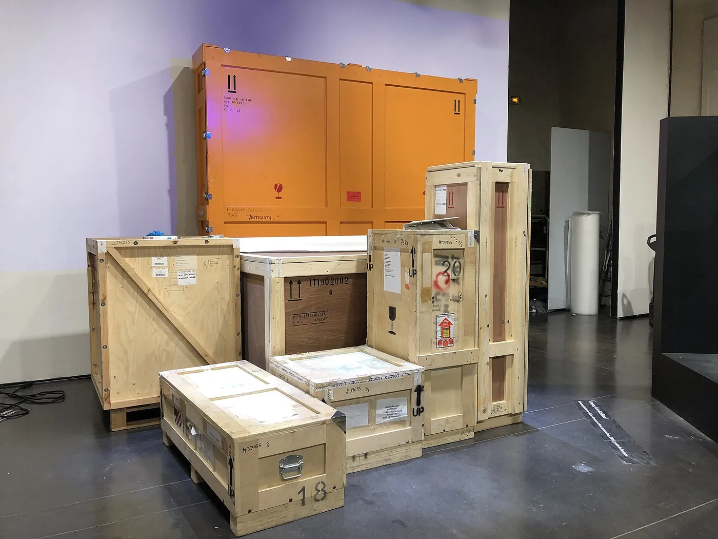 Transportkisten für Kunstwerke